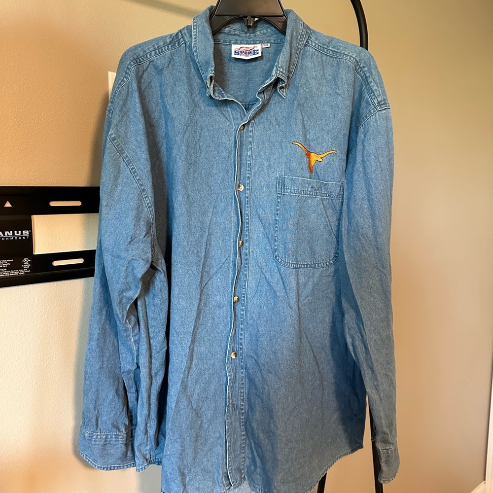 Vintage Texas Longhorns denim top
